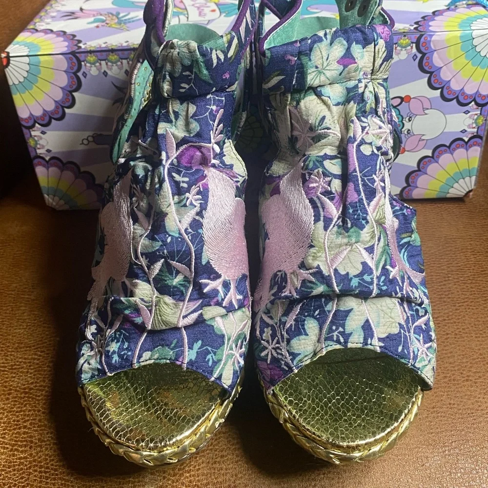 Irregular Choice Kupcake Mer-Creature Wedge Sandals 4003-03C EUR 40.5 BNWB